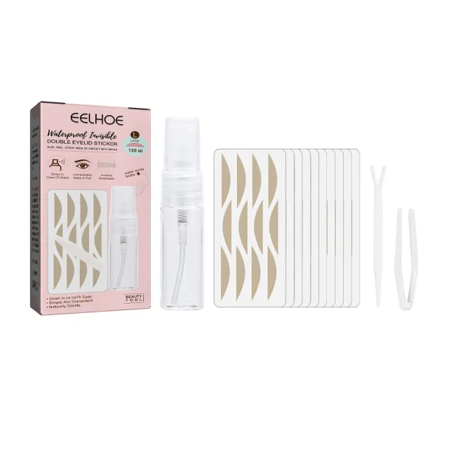 EELHOE Lace Non trace Double Eyelid Tape, Natural Non trace Non glue Lace Double Eyelid Tape 1Set - Shop at LoveMi