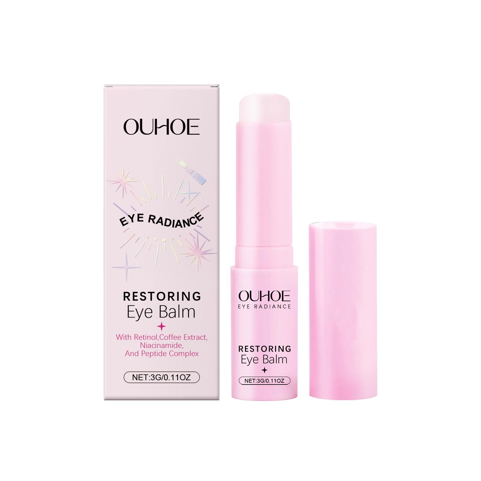 OUHOE Eye Cream Stick, Gently Moisturizes Skin, Hydrates And Improves Fine Lines Around Eyes 3G - Shop at LoveMi
