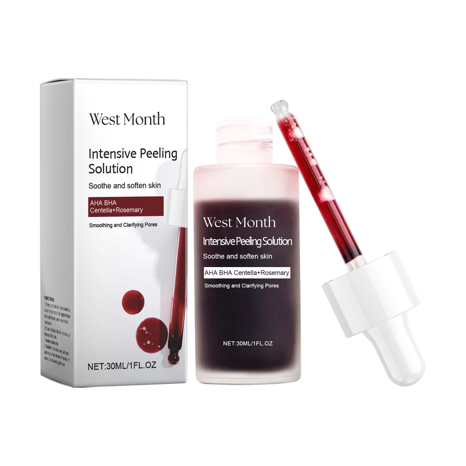 West&Month Exfoliating And Brightening Serum, Moisturizing, Cleansing, Hydrating And Brightening Facial 30Ml - Shop at LoveMi