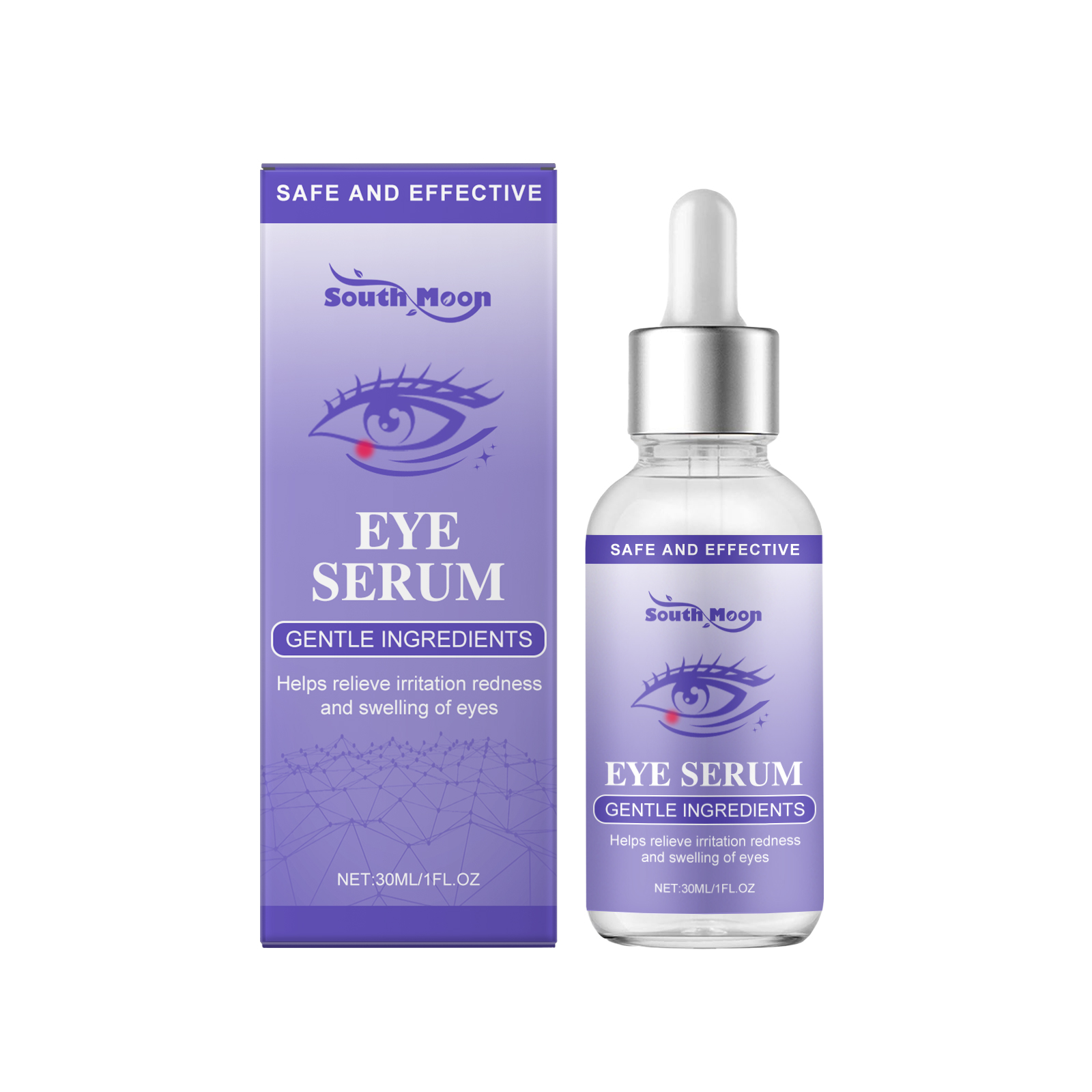 South Moon Eye Soothing Serum, Moisturizes Tender Skin, Soothes And Improves Eye Condition 30Ml - Shop at LoveMi