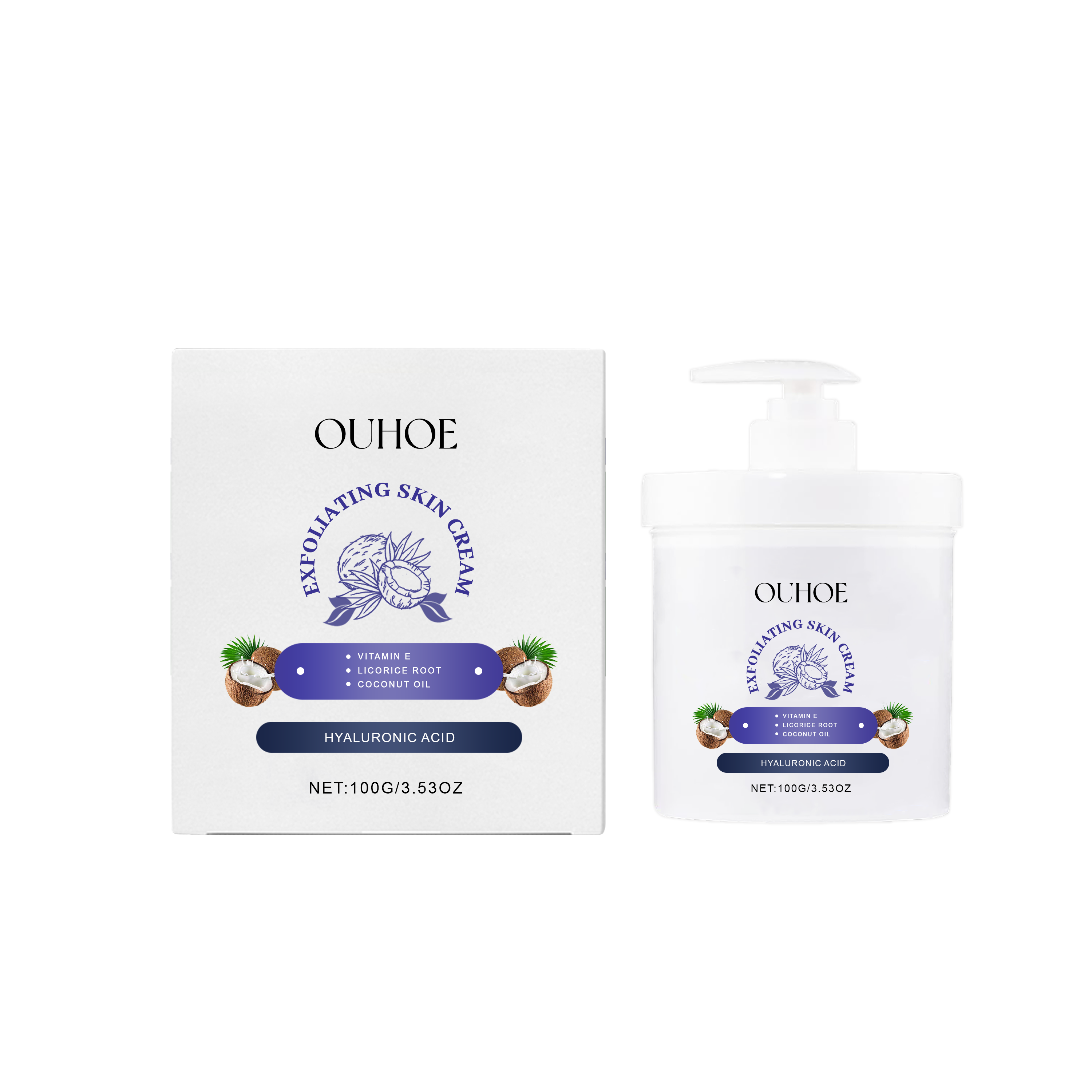OUHOE Coconut Body Moisturizer, Coconut Moisturizing Essence For The Whole Body To Lubricate Skin And Moisturize Light Lines 100G - Shop at LoveMi