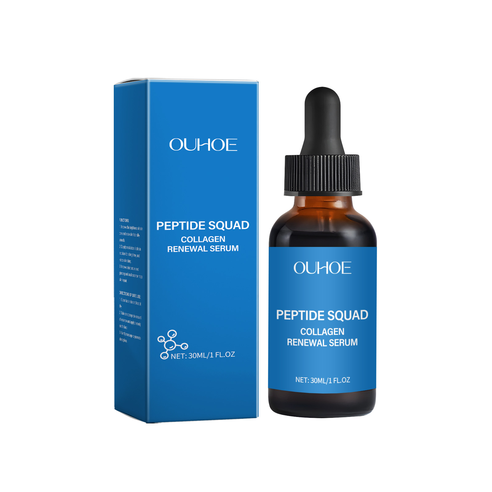 OUHOE Collagen Polypeptide Essence, Lifts And Nourishes Skin, Reduces Fine Lines, Moisturizes And Tightens Tender Skin 30Ml - Shop at LoveMi