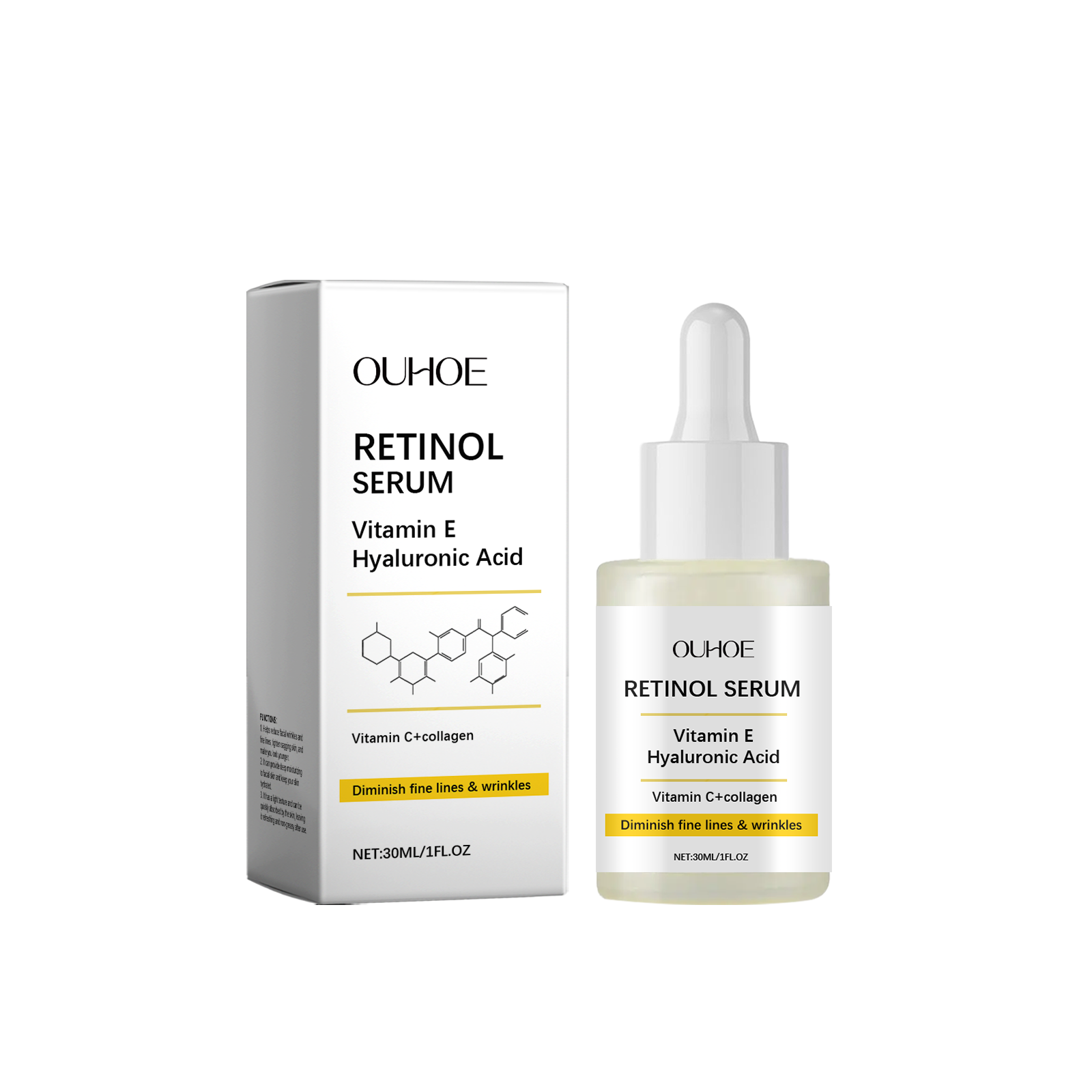 OUHOE Firming Essence Tightens, Moisturizes, Softens And Softens Skin, Reduces Fine Lines And Improves Skin Elasticity 30Ml - Shop at LoveMi