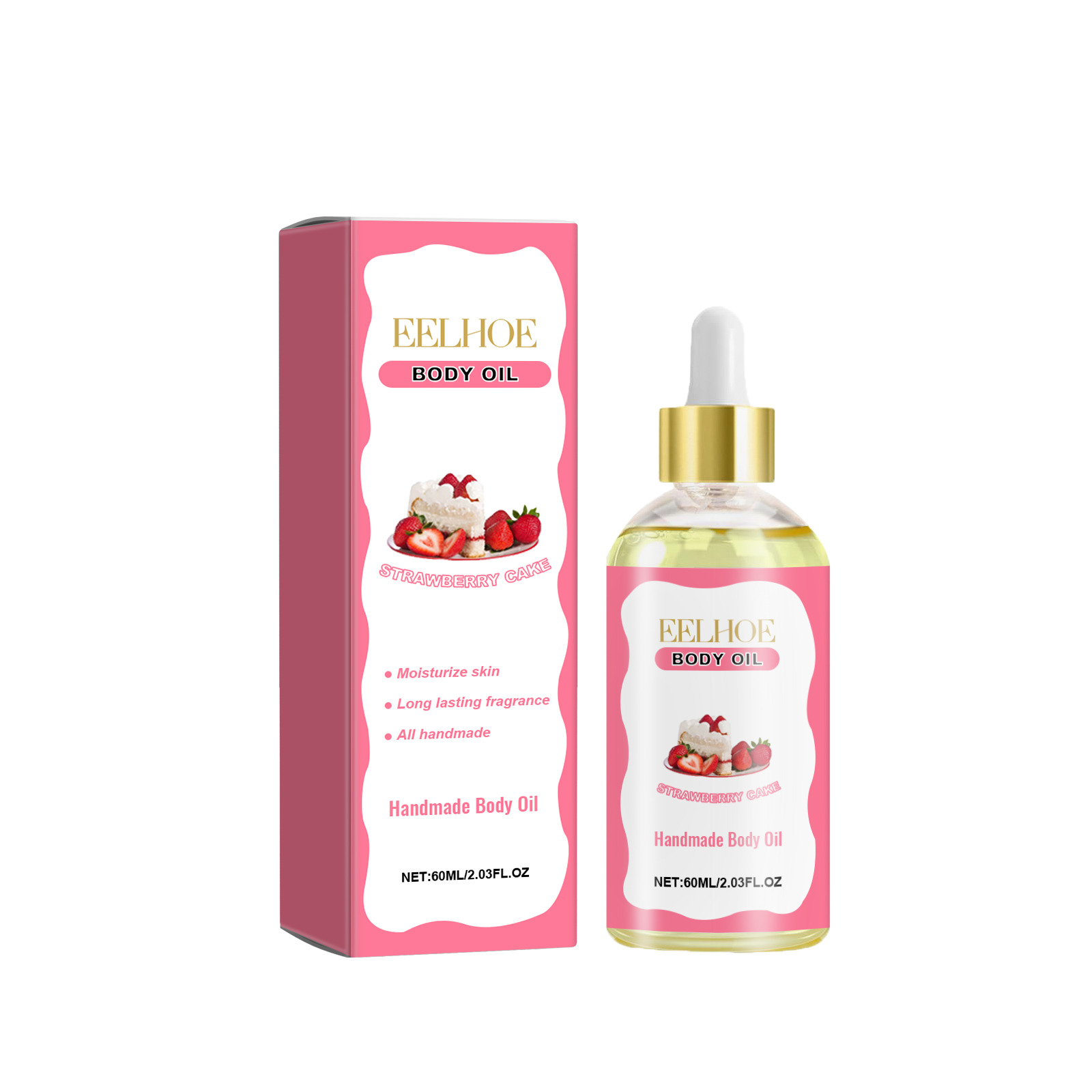 EELHOE Handmade Body Oil, Arm And Knee Joints Lighten And Even Skin Tone, Smooth And Moisturize Skin 60Ml - Shop at LoveMi
