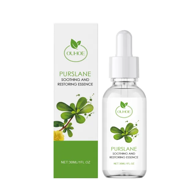 OUHOE Purslane Soothing Repair Serum, Redness Soothing Facial Hydrating Moisturizing Serum 30Ml - Shop at LoveMi