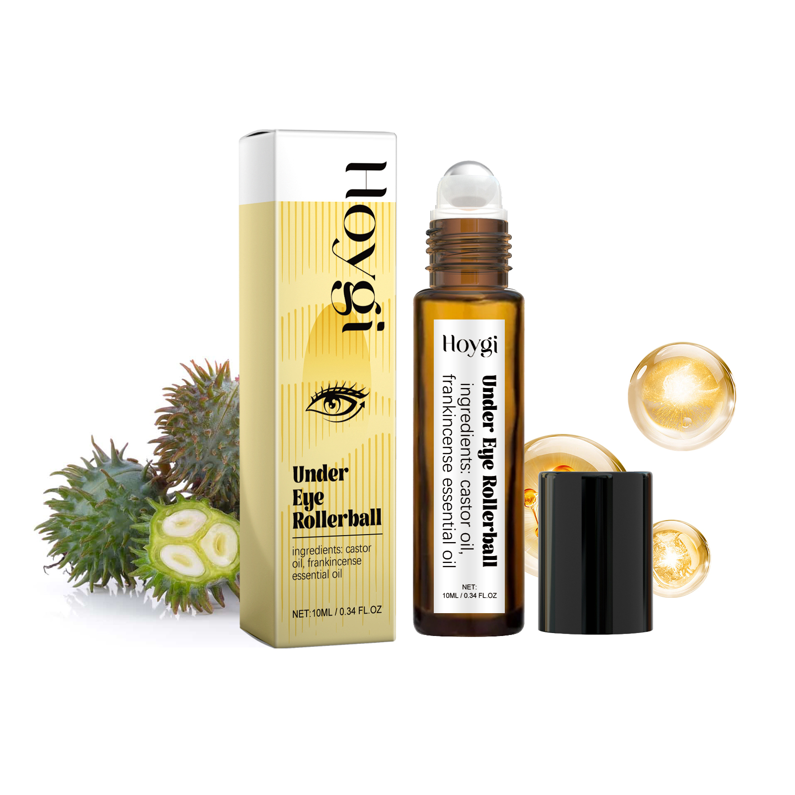 Hoygi Eye Ball Essence Oil Moisturizes And Moisturizes Eye Skin, Lightening Fine Lines And Softening Eye Area Essence Oil 10Ml/ - Shop at LoveMi