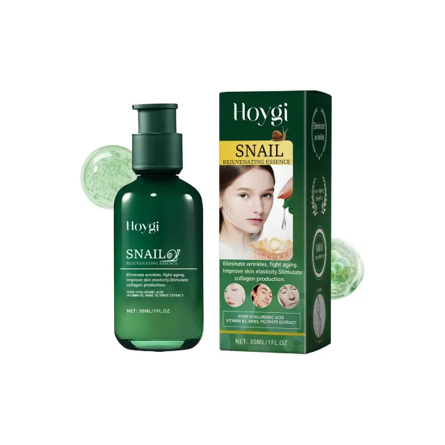 Hoygi Snail Firming Serum Highly Hydrates, Removes Wrinkles And Delicate Skin Repair, Moisturizes And Rejuvenates Skin 30Ml - Shop at LoveMi