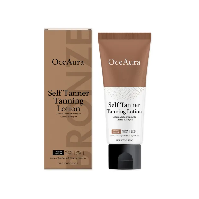 OceAura Hydrating, Moisturizing, Sun Proof And Tanning Cream, Radiant, Natural Bronze Complexion, Gentle Herbal Essence Lotion 100G - Shop at LoveMi