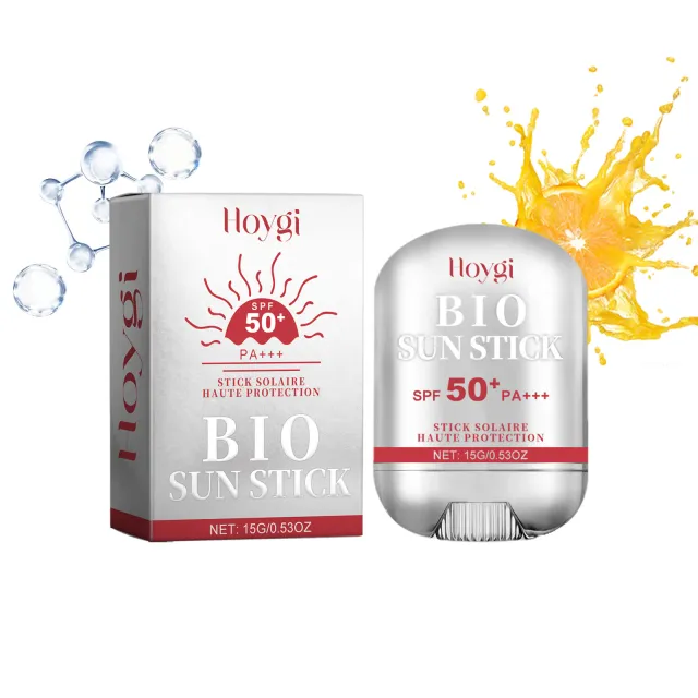 Hoygi Bio Sun Stick, Protect Stains And Wrinkles Outdoor UV Firming And Brightening Skin Moisturizing Light And Gentle 15G - Shop at LoveMi