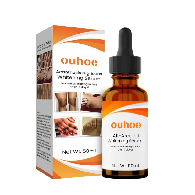 OUHOE Skin Lightening Serum, Brightening Moisturizing Remove Black Skin Beauty Essence 50Ml - Shop at LoveMi