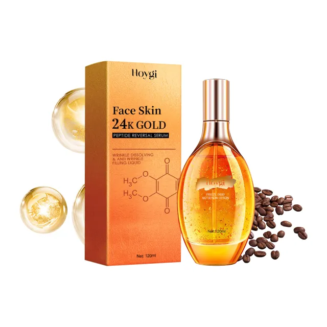 Hoygi 24k Gold Peptide Reversal Serum, Moisturizing Anti wrinkle Firming And Anti aging Essence 120Ml - Shop at LoveMi