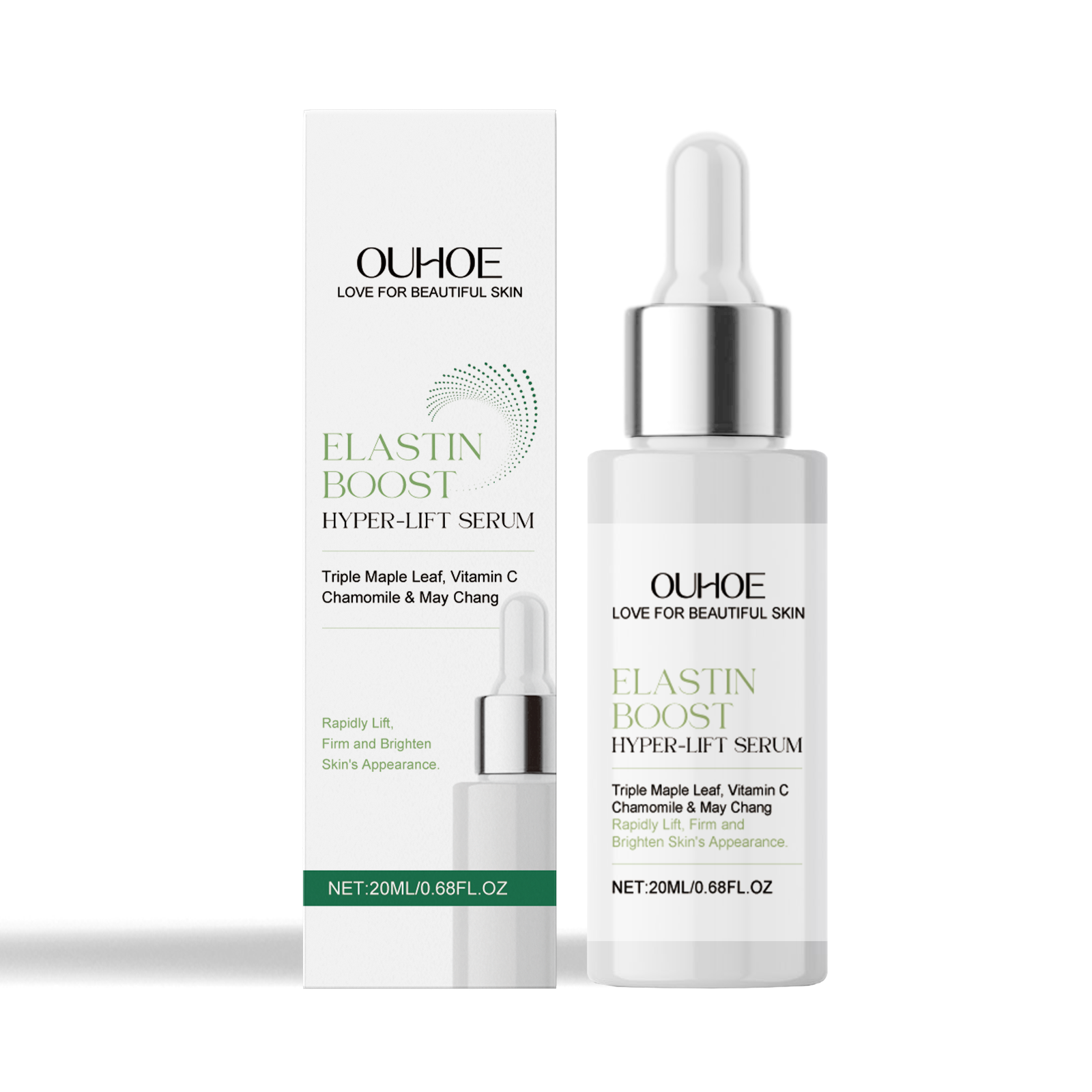 OUHOE Facial Essence, Gentle Moisturizing, Delicate And Firm Skin, Lightening Fine Lines And Brightening Skin Essence 20Ml - Shop at LoveMi