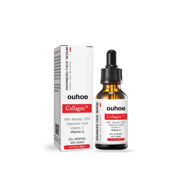 OUHOE Face Anti Wrinkle Essence, Firming Skin Lightening Lines And Anti Aging Collagen Moisturizing Essence 20Ml - Shop at LoveMi